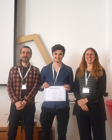 Jory Lietard (left), Gregor Han (center), Evelyn Rampler (right)
