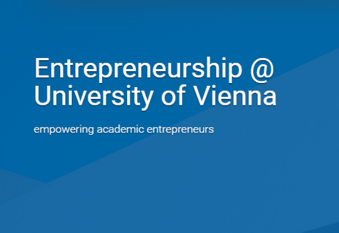 Entrepreneurship @University of Vienna empowering academic entrepreneurs